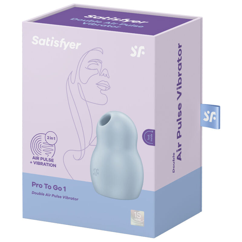 SATISFYER - PRO TO GO 1 ESTIMULADOR E VIBRADOR DUPLO VERMELHO