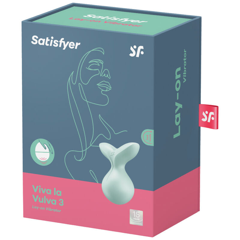 SATISFYER - VIVA LA VULVA 3 VIBRADOR EXTERNO ROXO