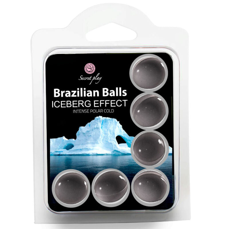 SECRETPLAY - SET 6 BRAZILIAN BALLS EFEITO ICEBERG