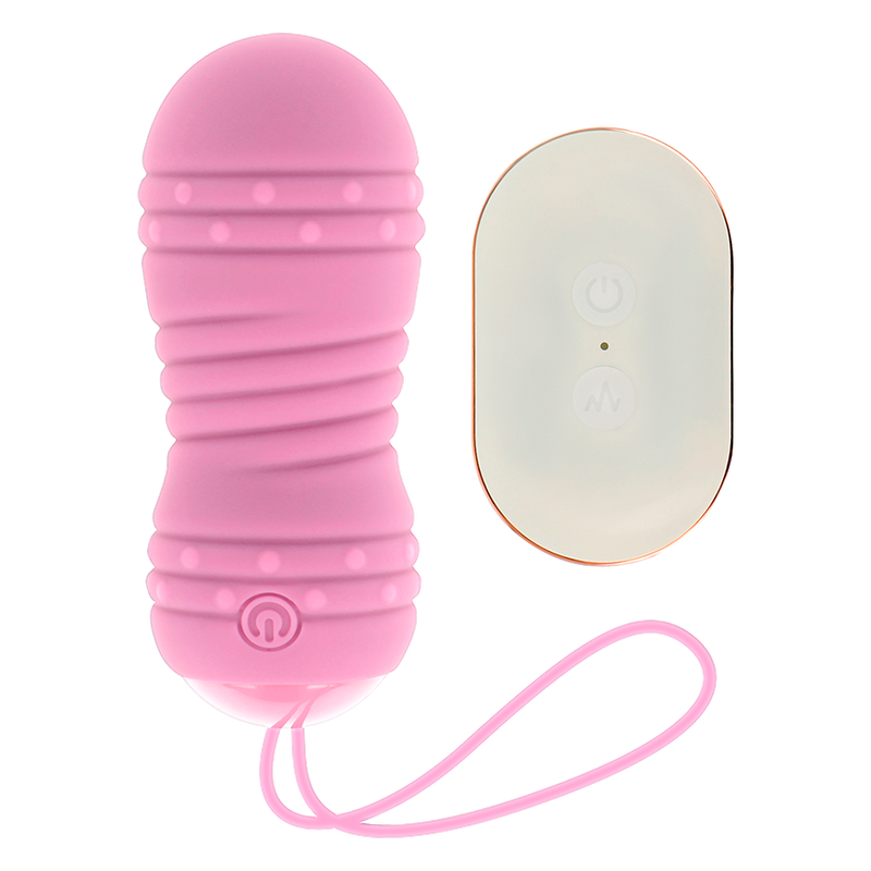 OHMAMA - HUEVO COMANDO REMOTO 7 MODOS ROTAÇÃO ROSA