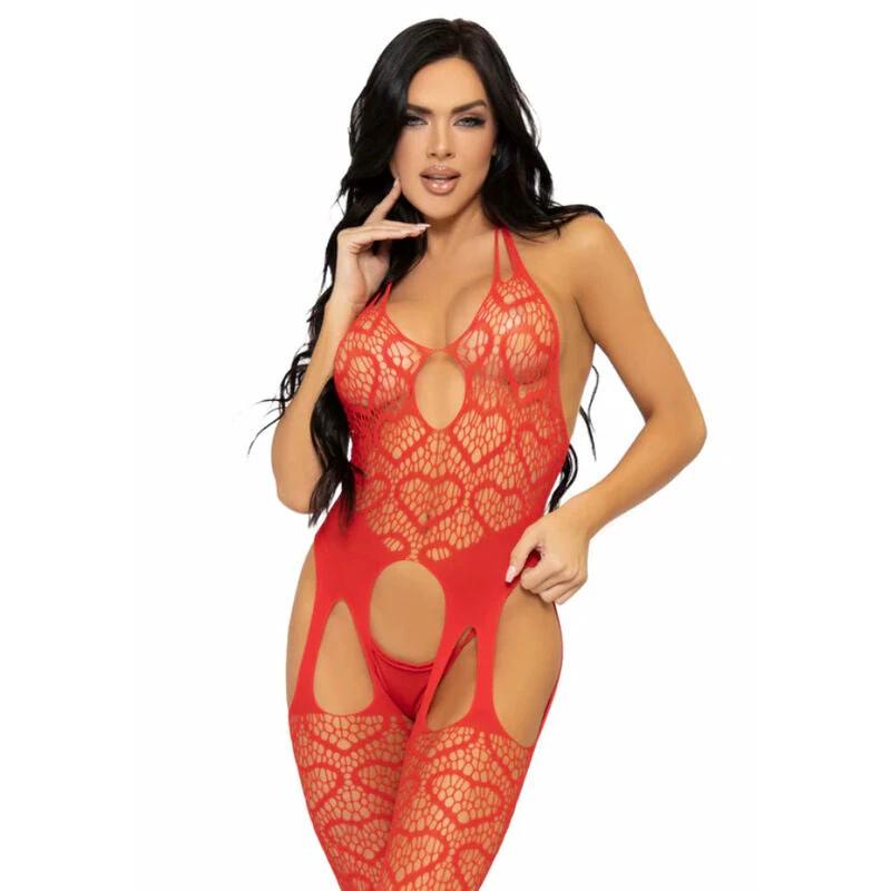 BODYSTOCKING DE RENDA COM ALÇAS - Sex Shop Sexy
