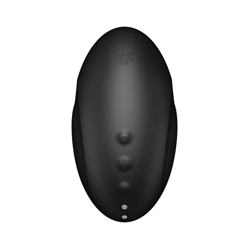 SATISFYER - VULVA LOVER 3 ESTIMULADOR E VIBRADOR PRETO