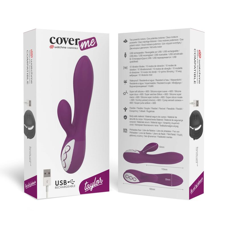 COVERME - TAYLOR VIBRADOR COMPATÍVEL COM WATCHME