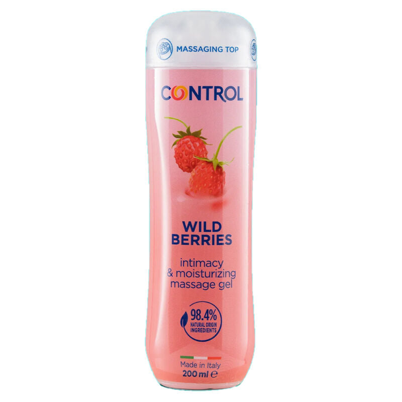 CONTROL - GEL DE MASSAGEM 3 EM 1 WILD BERRIES 200 ML
