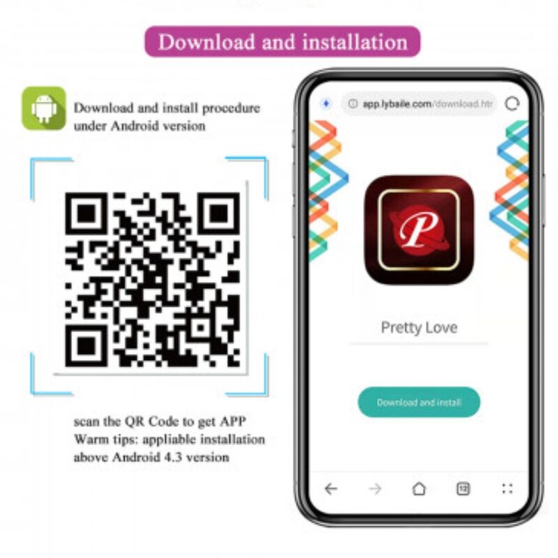 PRETTY LOVE - CATALINA MASSAGER WITH FREE APP PURPLE