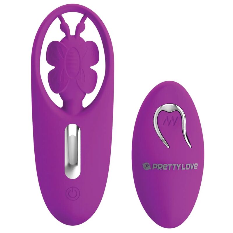 PRETTY LOVE - DANCING BORBOLETA ESTIMULADOR PARA TANGA COM CONTROLO REMOTO LILÁS