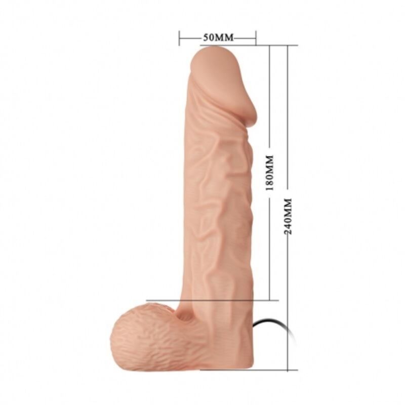 BAILE - ULTRA PASSIONATE ARNÊS 24 CM NATURAL
