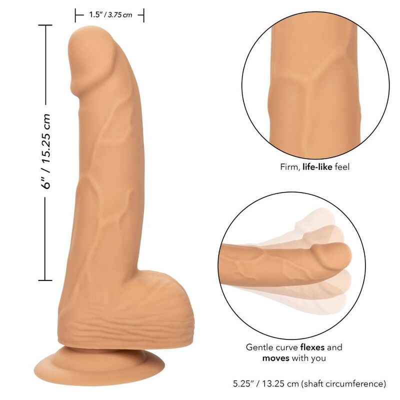 Calexotics - Silicone Studs 15.24 Cm Pele