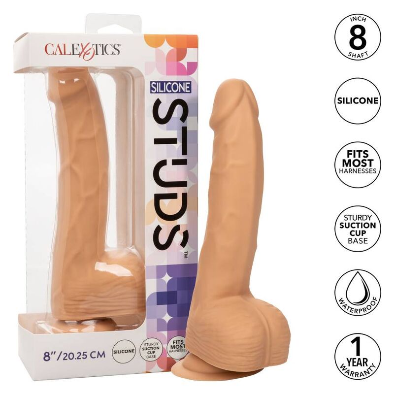 Calexotics - Silicone Studs 20.32 Cm Pele
