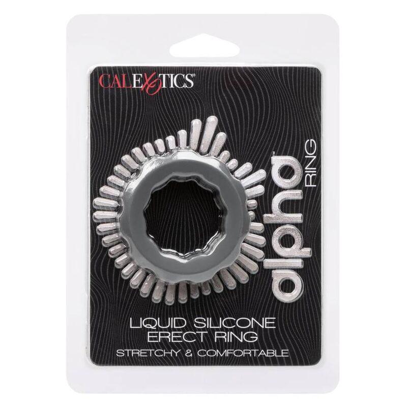 CALEXOTICS - ALPHA ERECT RING CINZA