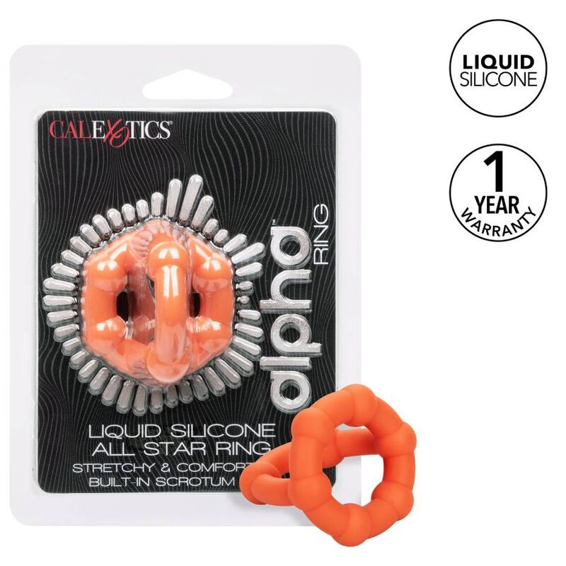 CALEXOTICS - ALPHA ALL STAR RING LARANJA