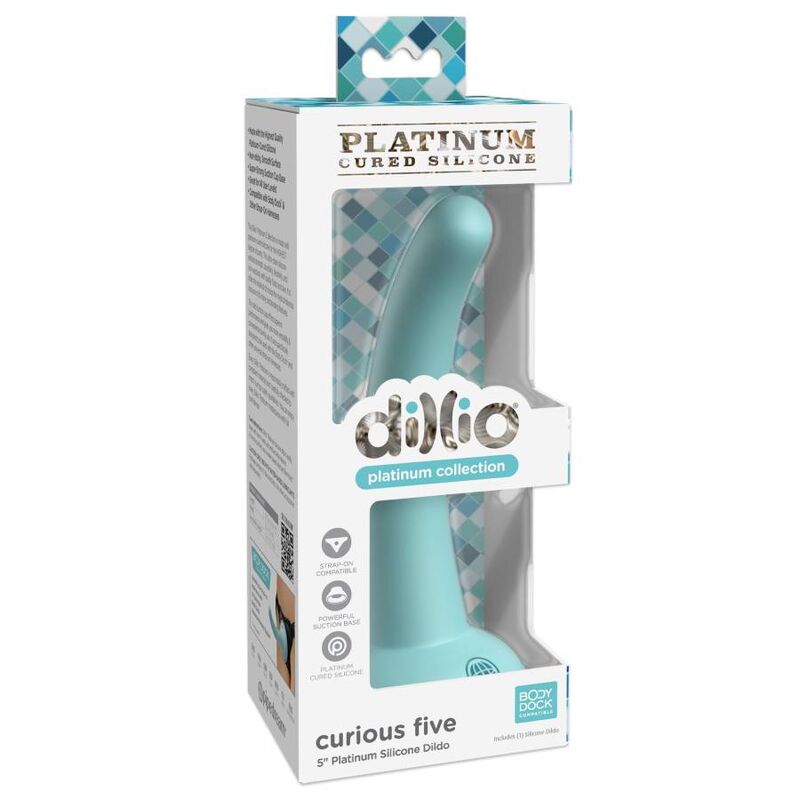DILLIO - CURIOUS FIVE DILDO REALISTA 12,7 CM VERDE