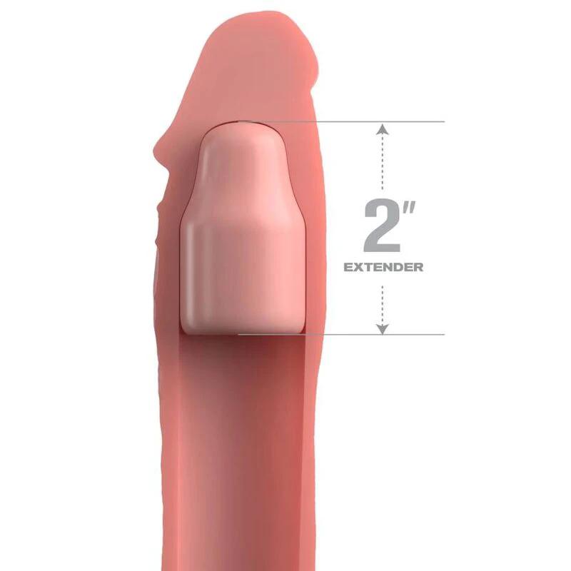PIPEDREAMS LUVA 20,32 CM + 5,00 CM INCH PLUG PELE - Sex Shop Sexy