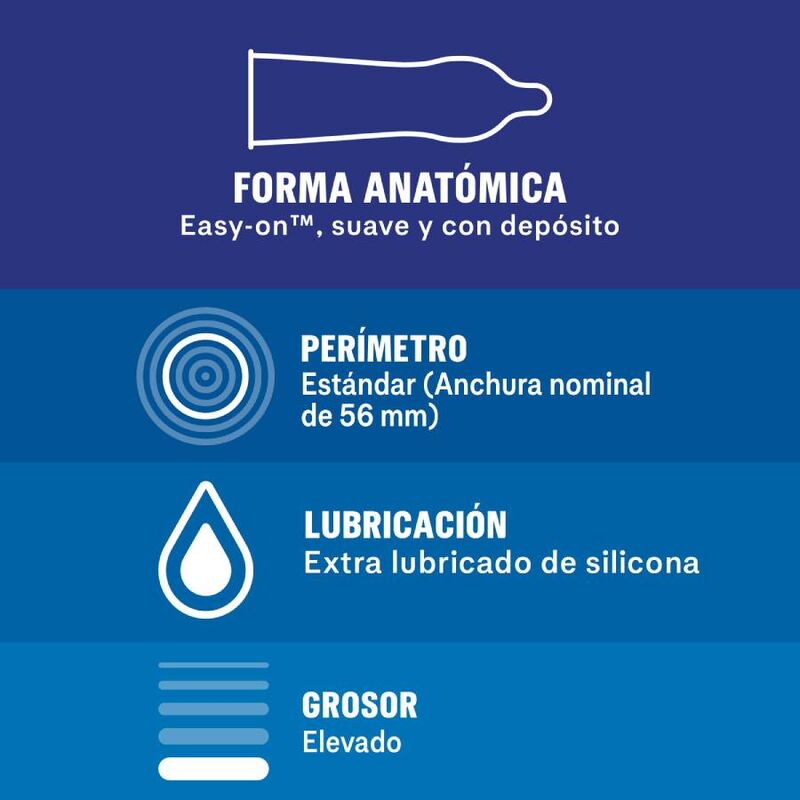 DUREX - EXTRA SEGURO 12 UNIDADES - Sex Shop Sexy