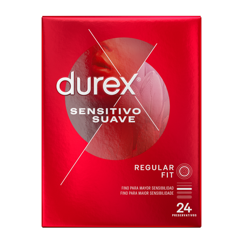 DUREX - SENSITIVO SUAVE 24 UNIDADES - Sex Shop Sexy
