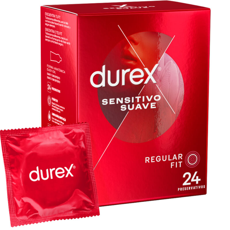 DUREX - SENSITIVO SUAVE 24 UNIDADES - Sex Shop Sexy