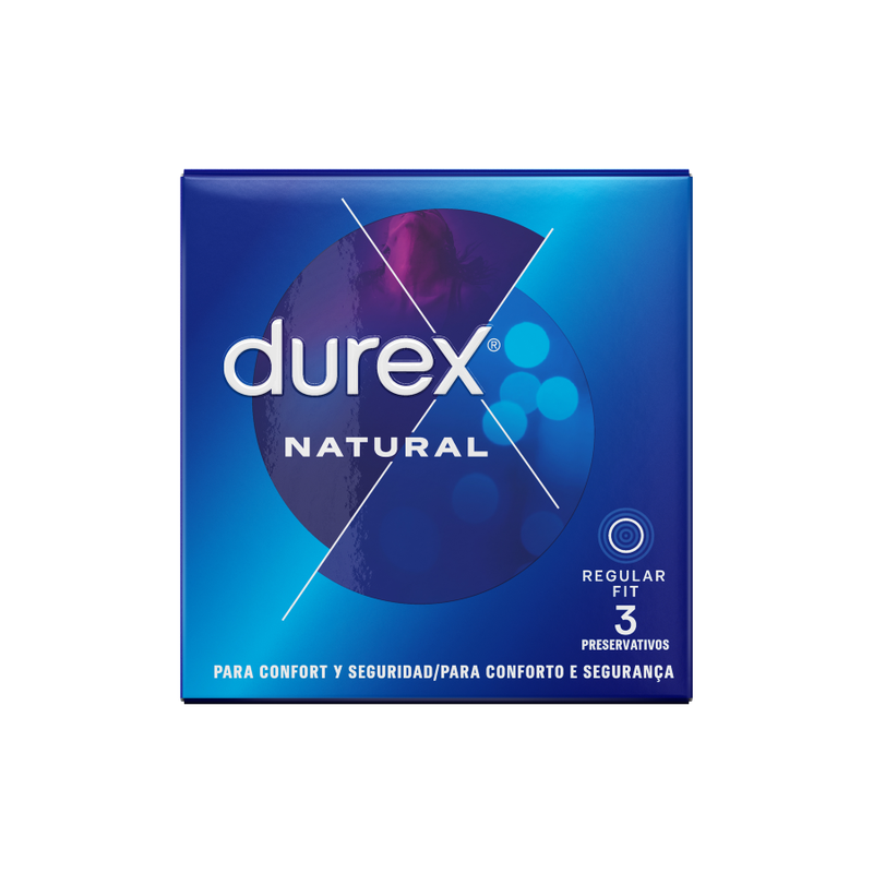 DUREX - NATURAL CLASSIC 3 UNIDADES - Sex Shop Sexy