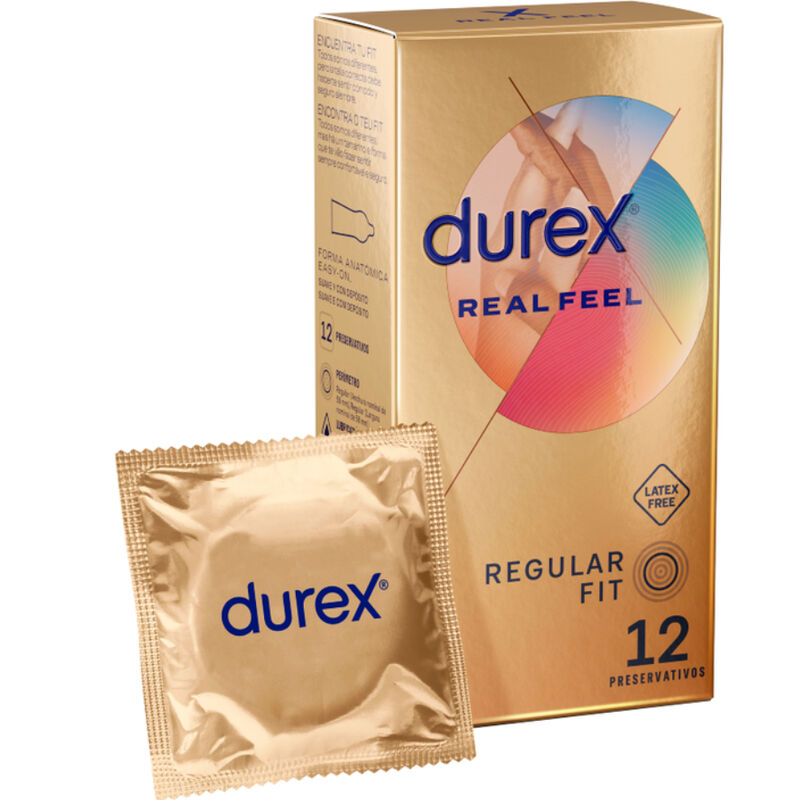 DUREX - REAL FEEL 12 UNIDADES - Sex Shop Sexy