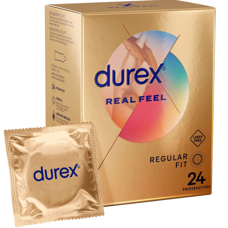 DUREX - REAL FEEL 24 UNIDADES - Sex Shop Sexy
