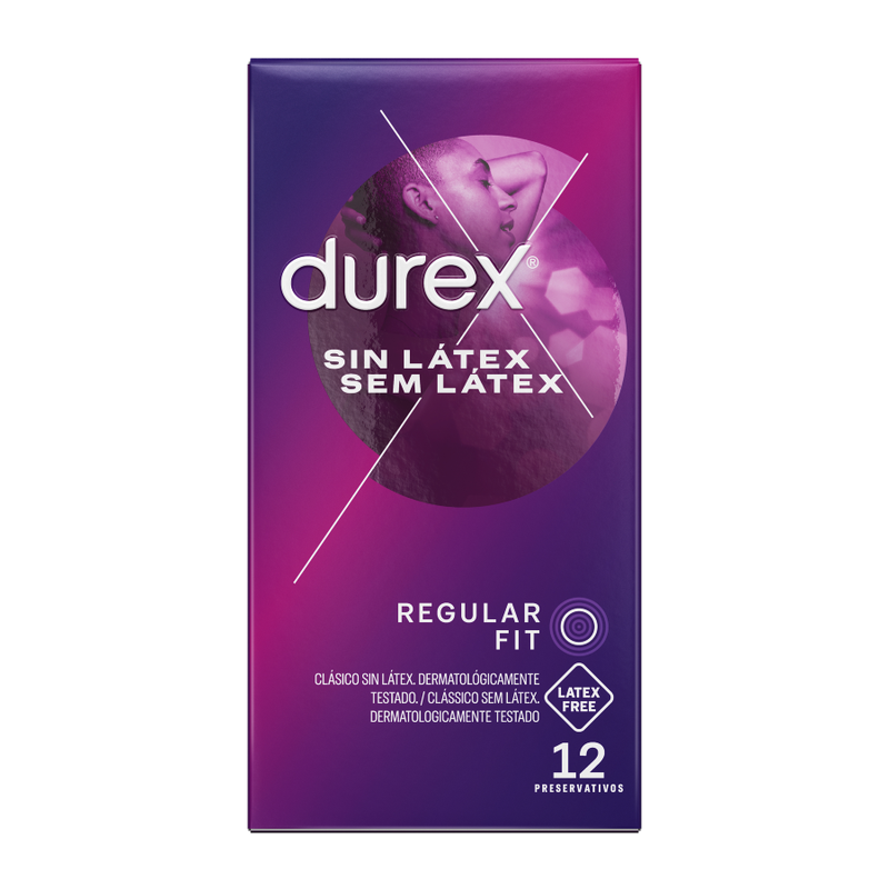 DUREX - PRESERVATIVOS SEM LÁTEX 12 UNIDADES - Sex Shop Sexy