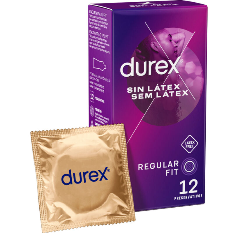 DUREX - PRESERVATIVOS SEM LÁTEX 12 UNIDADES - Sex Shop Sexy