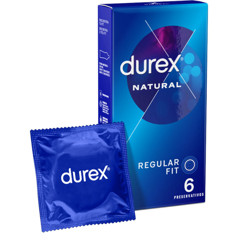 DUREX - NATURAL CLASSIC 6 UNIDADES - Sex Shop Sexy