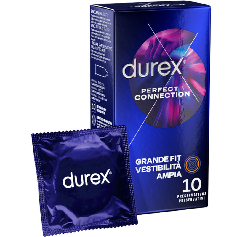 DUREX - PERFECT CONNECTION EXTRA LUBRICATION SILICONA 10 UNITS