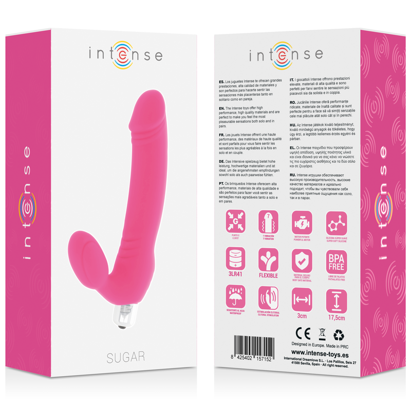 INTENSE - SUGAR 7 VELOCIDADES SILICONE FUCSIA