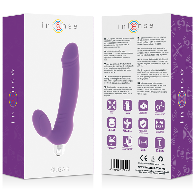 INTENSE - SUGAR SETE VELOCIDADES SILICONE LILÁS