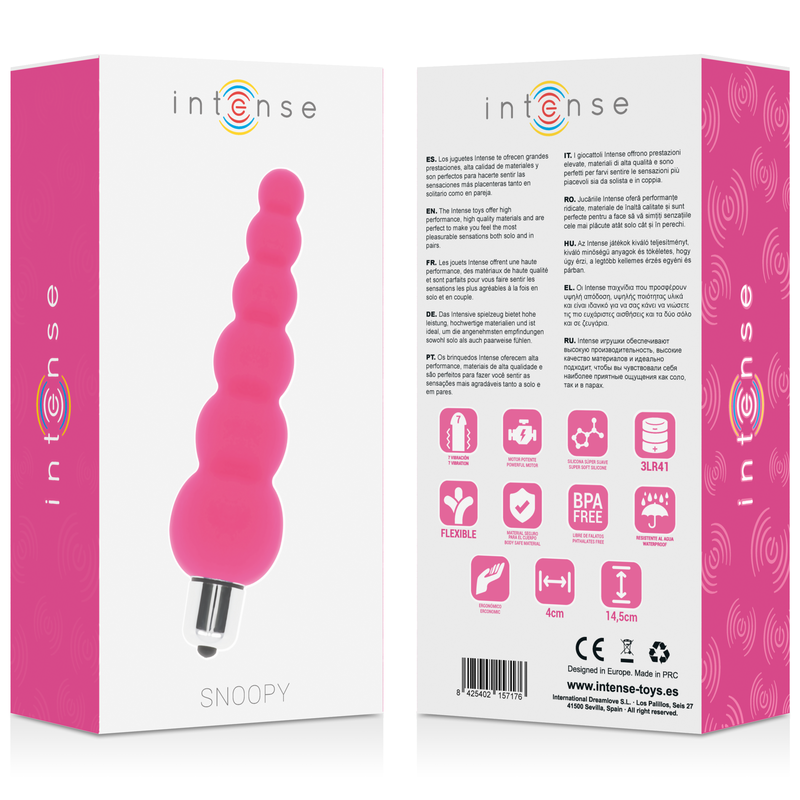 INTENSE - SNOOPY 7 VELOCIDADES SILICONE ROSA INTENSO