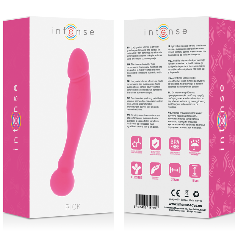 INTENSE - SILICONE RICK DUAL ROSA - Sex Shop Sexy