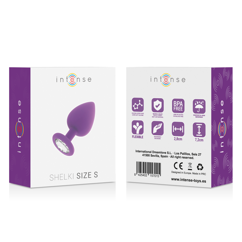 INTENSE - SHELKI S PLUG ANAL LILÁS - Sex Shop Sexy