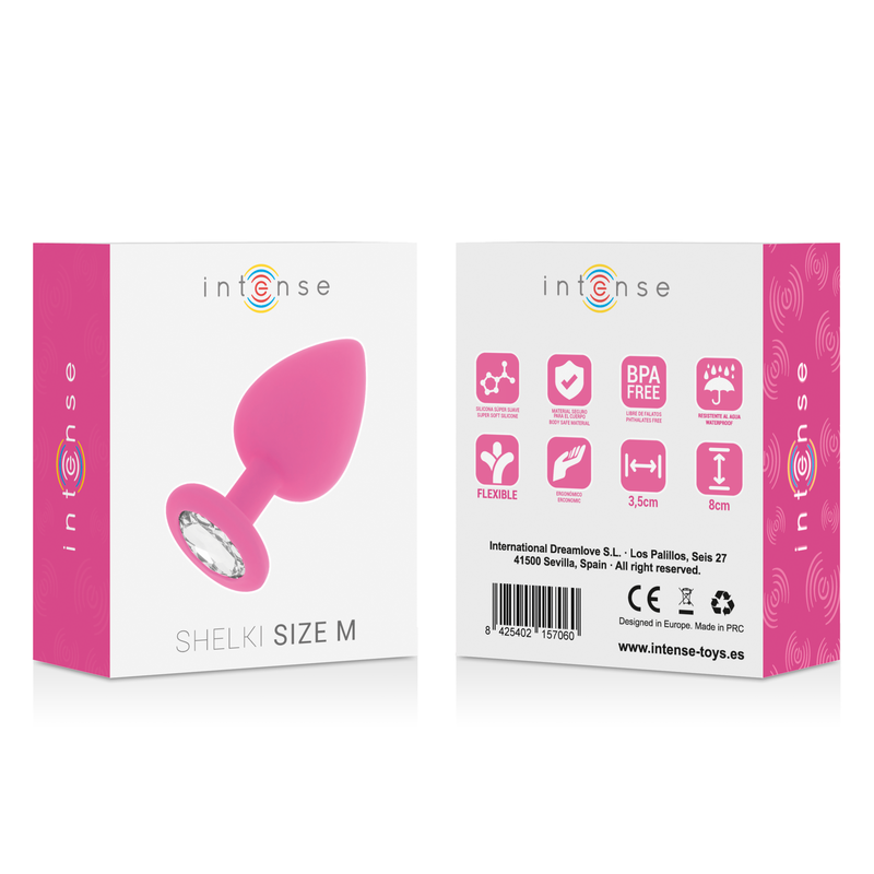 INTENSE - SHELKI M PLUG ANAL FÚCSIA