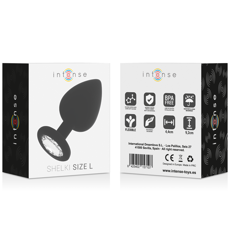INTENSE - SHELKI L PLUG ANAL PRETO