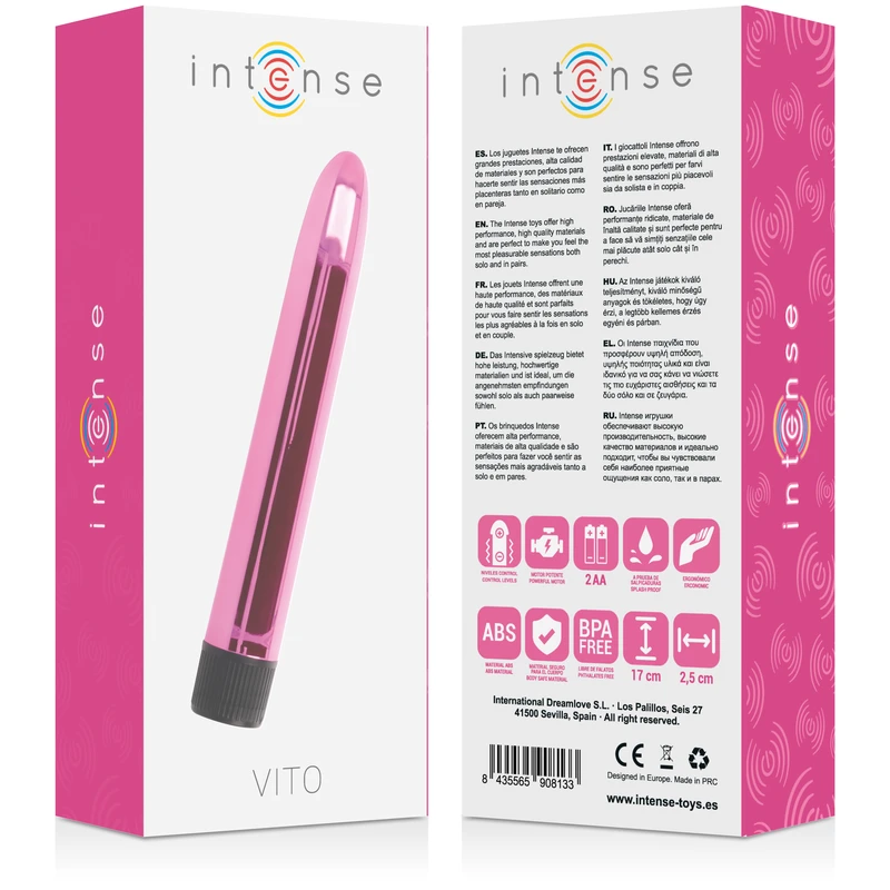 VITO VIBRADOR ROSA - Sex Shop Sexy