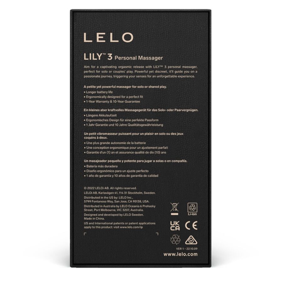LELO - LILY 3 PERSONAL MASSAGER WATER GREEN