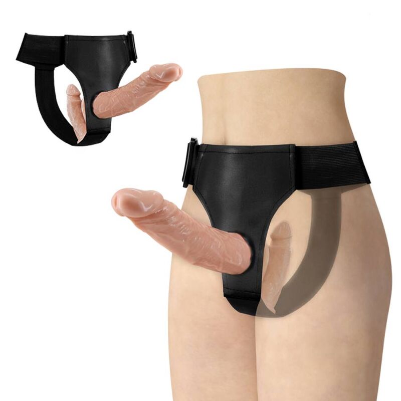 ULTRA PASSIONATE ARNÊS COM DILDOS DUPLOS DA BAILE
