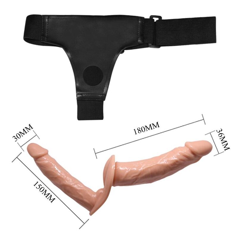 Baile - Ultra Apaixonado Dildos Duplos Com Arnês