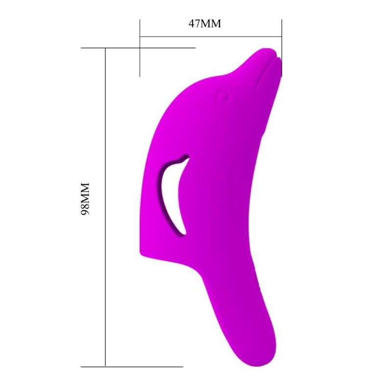 PRETTY LOVE - POWERFUL PURPLE FINGER STIMULATOR DELPHINI