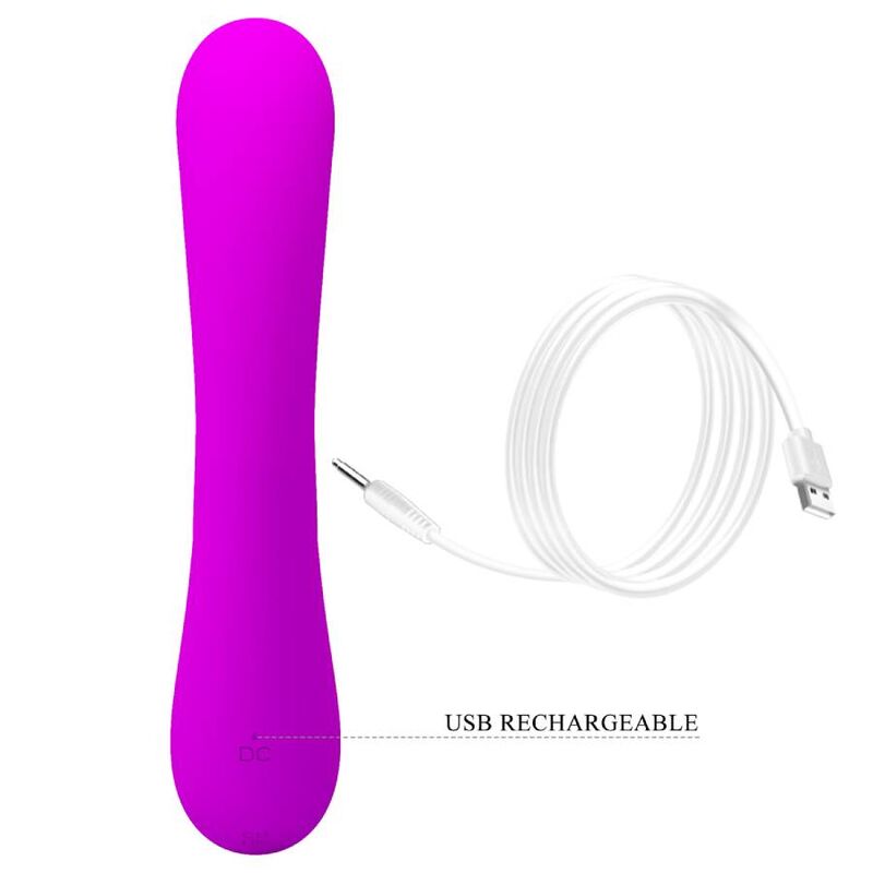 PRETTY LOVE - SINCERE VIBRADOR E ONDAS ESTIMULADORAS DE CLÍTORIS EM SILICONE ROXO