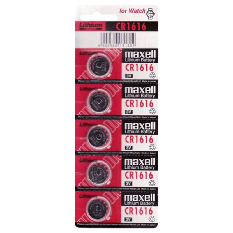 Maxell - Baterialitio Cr1616 3V 5Uds
