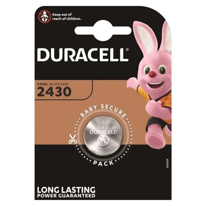 Duracell - Bateria Boto Litio Cr2430 3V 1 Unidade