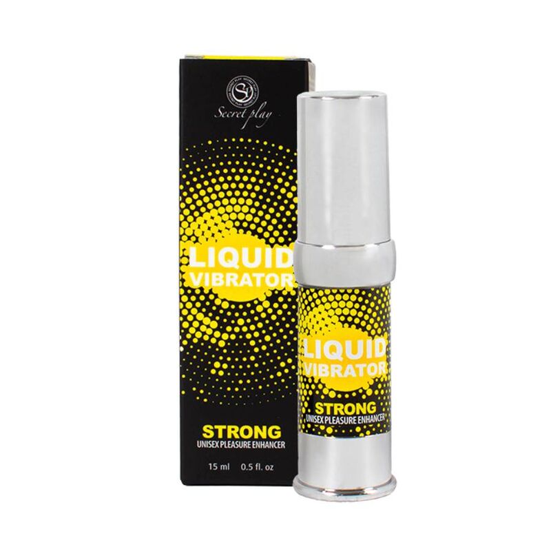 SECRETPLAY - VIBRADOR LÍQUIDO ESTIMULADOR UNISSEXO STRONG 15 ML - Sex Shop Sexy