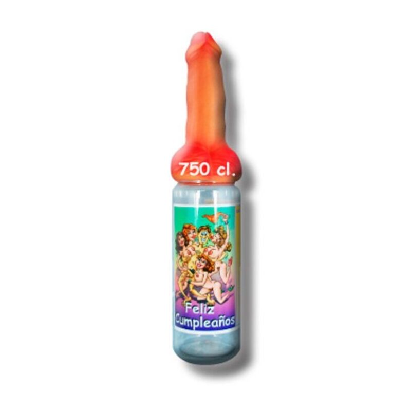 DIABLO PICANTE - BIBERÃO PÊNIS ANIVERSÁRIO COR DE PELE 750 ML
