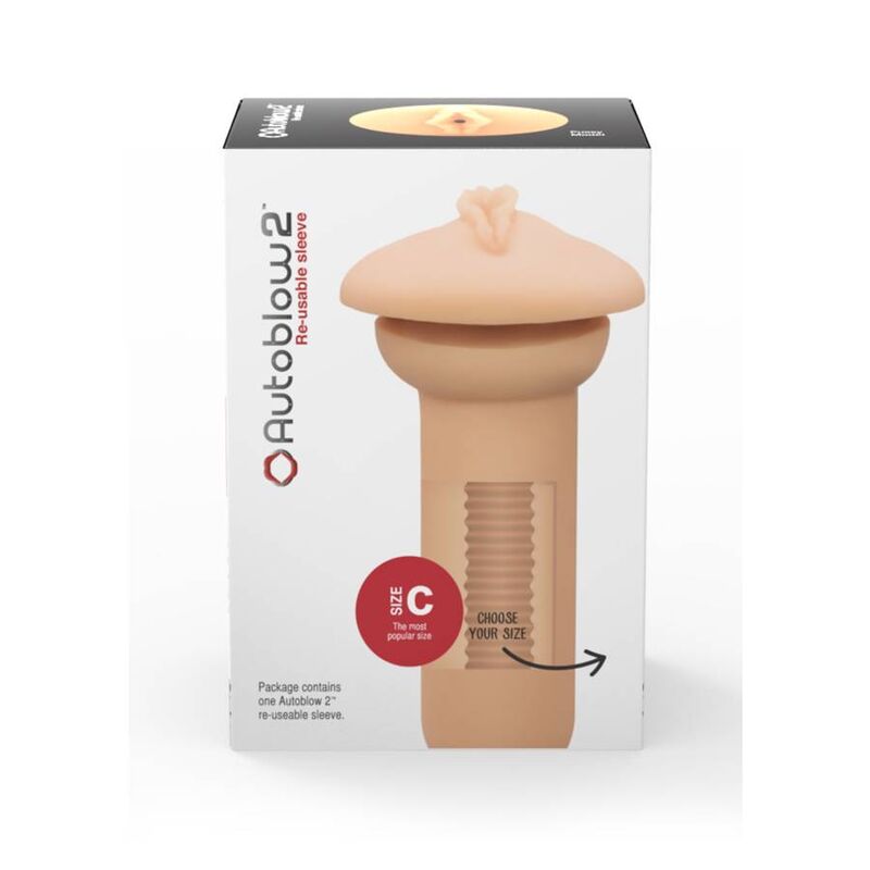 AUTOBLOW - MANGA VAGINA 2+ TAMANHO C