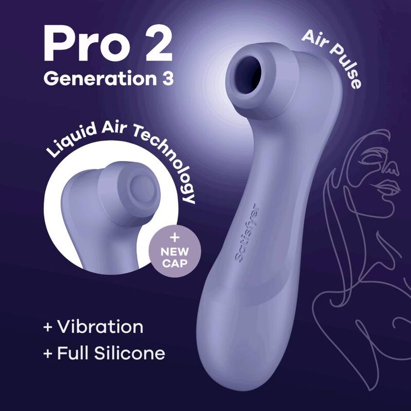 SATISFYER - PRO 2 GENERATION 3 LIQUID AIR GRANADA TECHNOLOGY