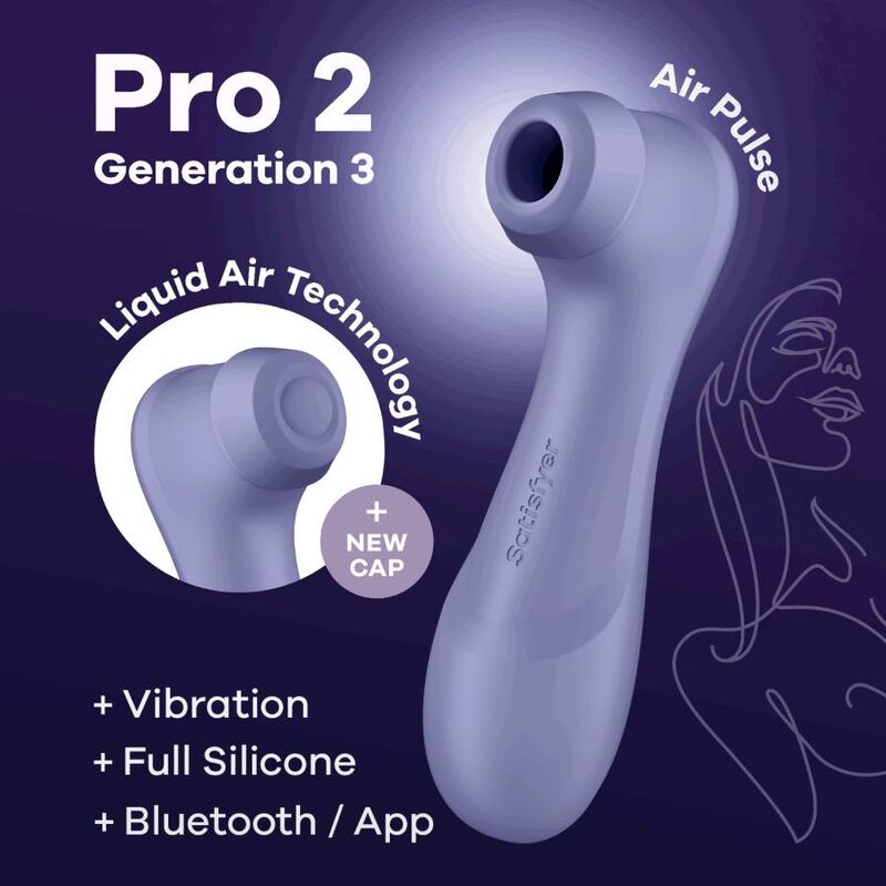 SATISFYER - PRO 2 GENERATION 3 GRANADA WITH BLUETOOTH AND APP