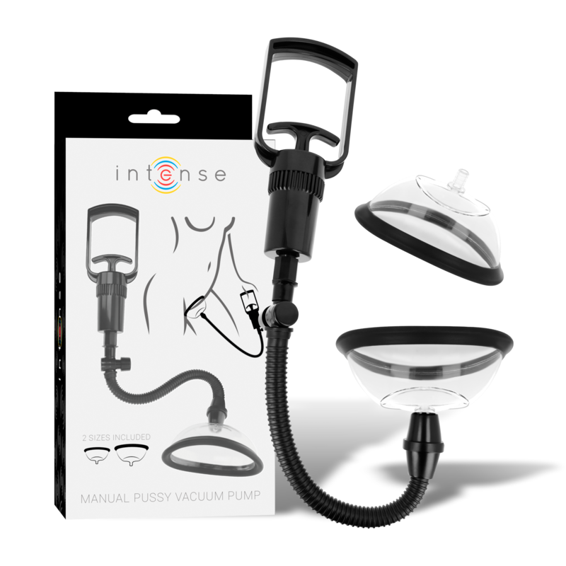 INTENSE - PUMP BOMBA MANUAL VAGINAL COM DUAS COPAS SUBSTITUÍVEIS