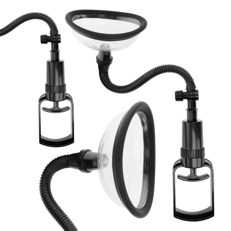 INTENSE - PUMP BOMBA MANUAL VAGINAL COM DUAS COPAS SUBSTITUÍVEIS