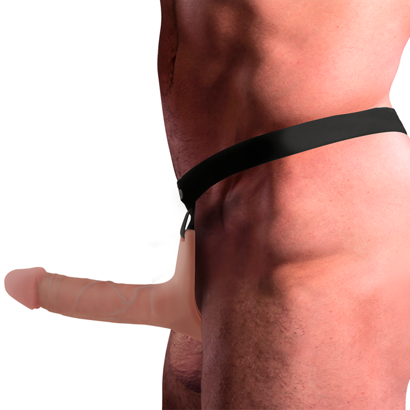 INTENSE - ARNÊS OCO COM DILDO EM SILICONE 16 X 3.5 CM